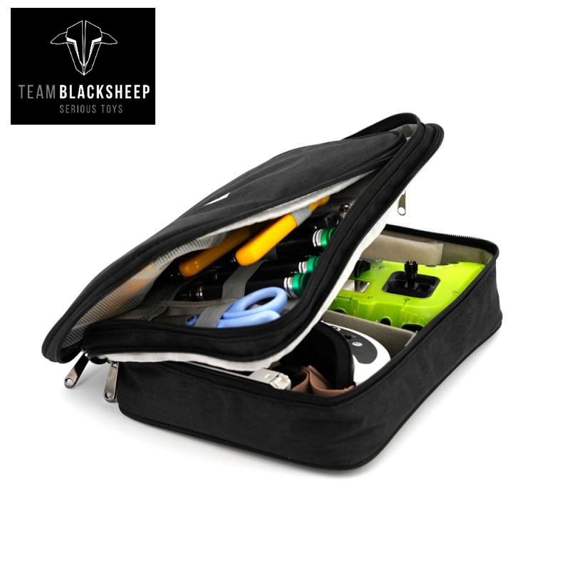 Fpv Drone Tool Kit - ラジオ送信機用収納ハンドバッグ、Blacksheepギア、ナイロンEVA、Fatshark、Skyzone、fpvゴーグル、tango 2、v2、tbsチーム